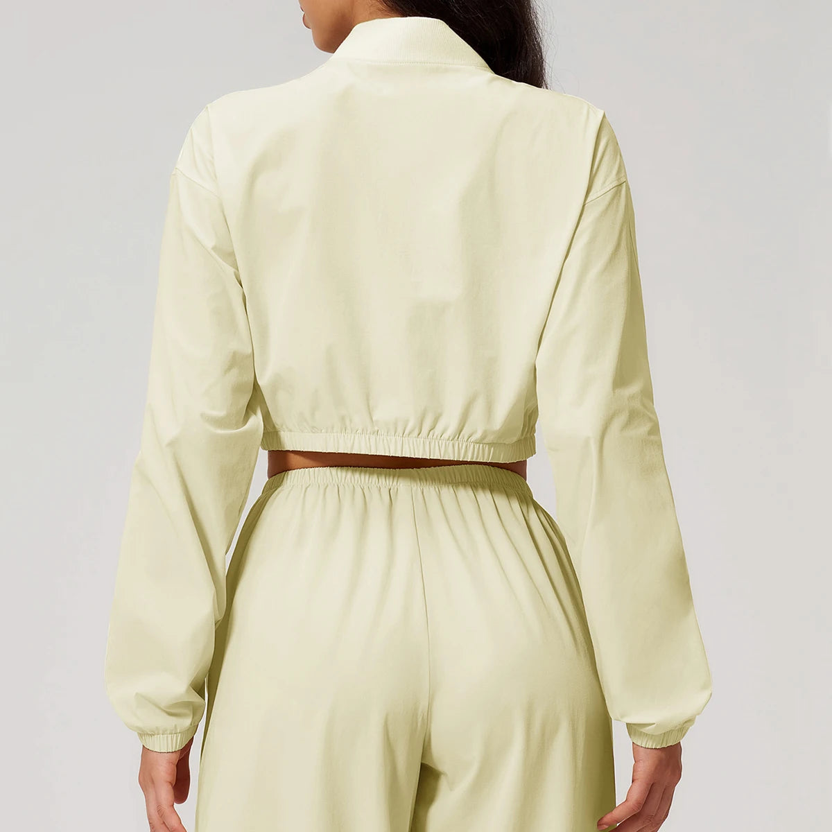 Women's UPF 50+ Sun Protection Jacket – Cropped Sports Fitness & Yoga Jacket