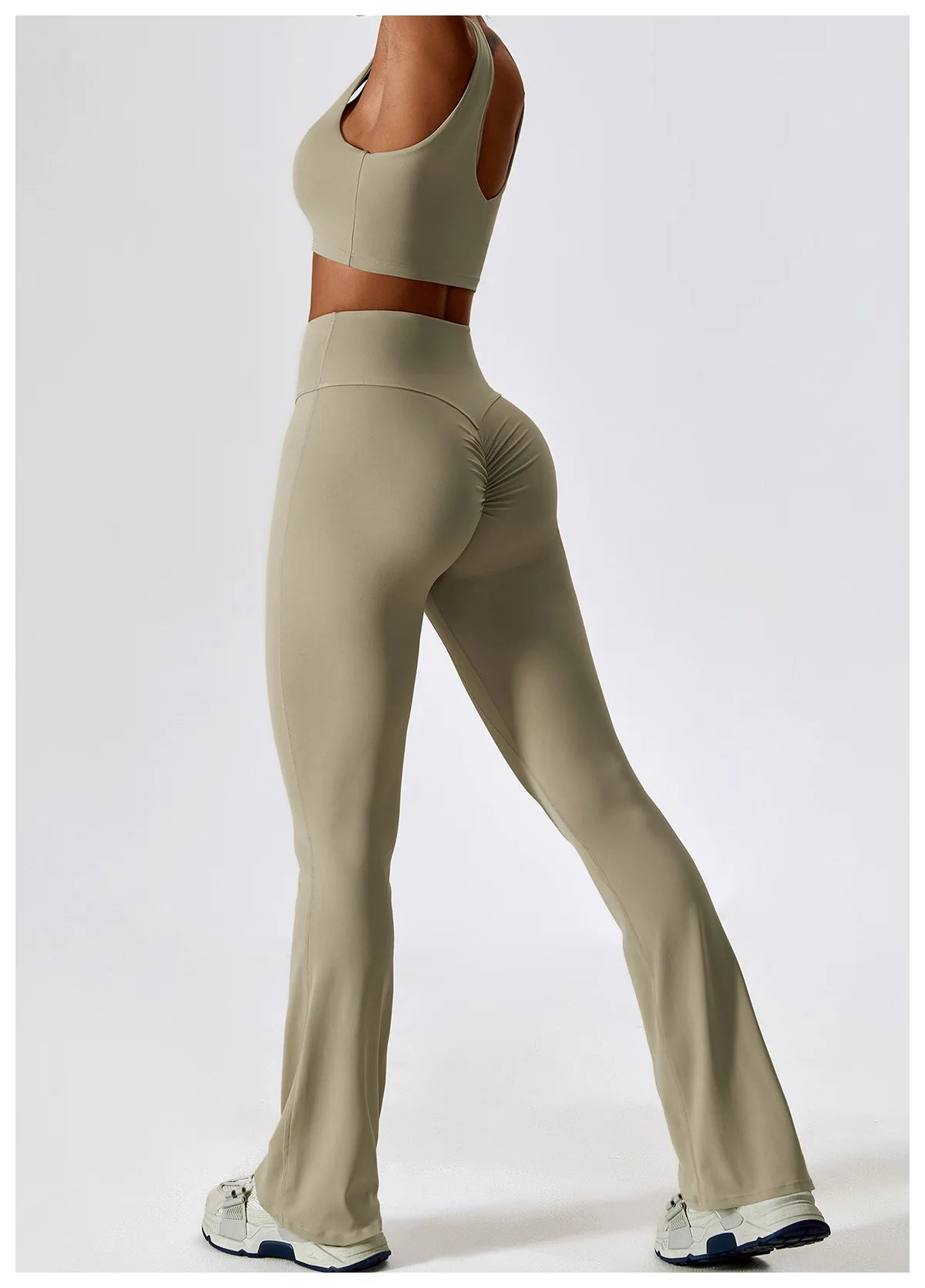 2PCS Women's Seamless Yoga Set Long Sleeve Athletic Legging & Crop Top Sportswear Workout Fitness Gym Sports Suit Winter Workout Clothes