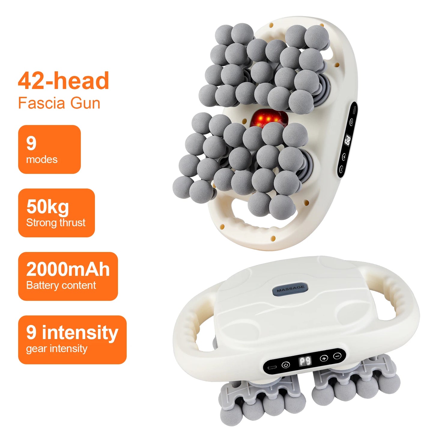 Head Fascia Massage Gun – Deep Tissue Muscle Relaxation Device