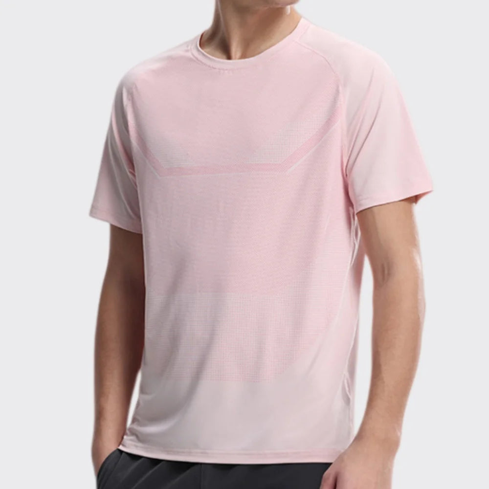 Men's Fitness Sports T-Shirt – Breathable Slim Fit Gym, Running & Cycling Tee
