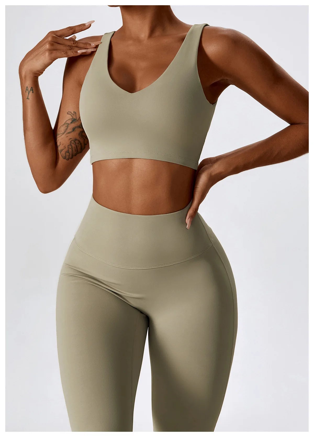 2PCS Women's Seamless Yoga Set Long Sleeve Athletic Legging & Crop Top Sportswear Workout Fitness Gym Sports Suit Winter Workout Clothes