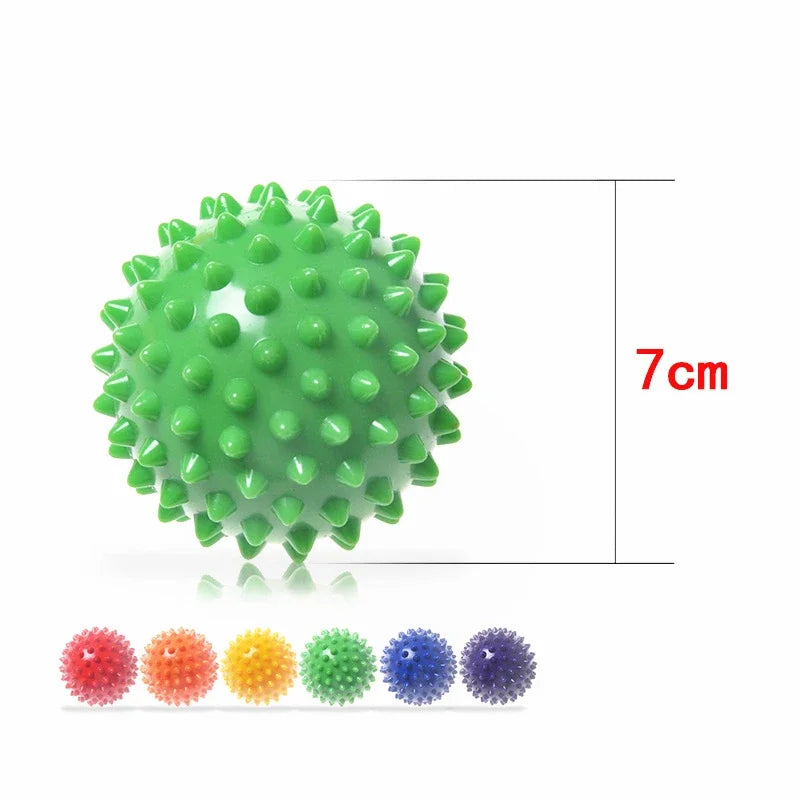 7cm Spiky Massage Ball – PVC Physiotherapy Ball for Muscle Recovery & Foot Massage