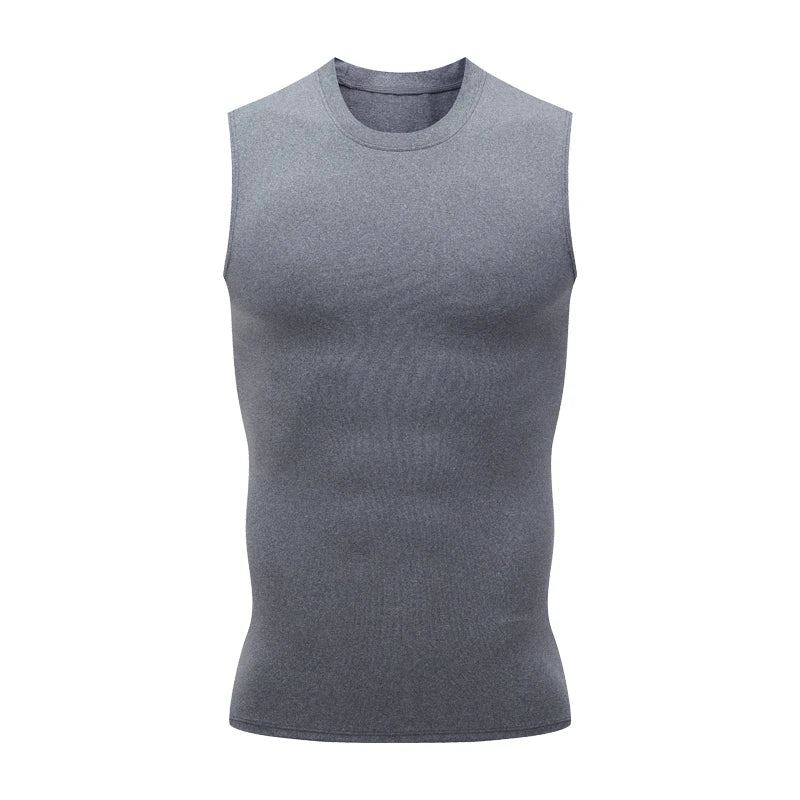 Men’s Compression Tank Top – Quick Dry Sleeveless Gym & Workout Vest