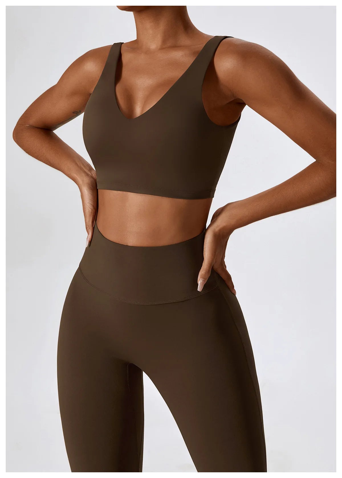 2PCS Women's Seamless Yoga Set Long Sleeve Athletic Legging & Crop Top Sportswear Workout Fitness Gym Sports Suit Winter Workout Clothes