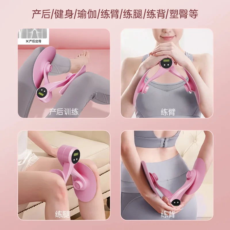 Pelvic Floor Muscle Trainer with Counter – Thigh Master Adjustable Leg Exerciser