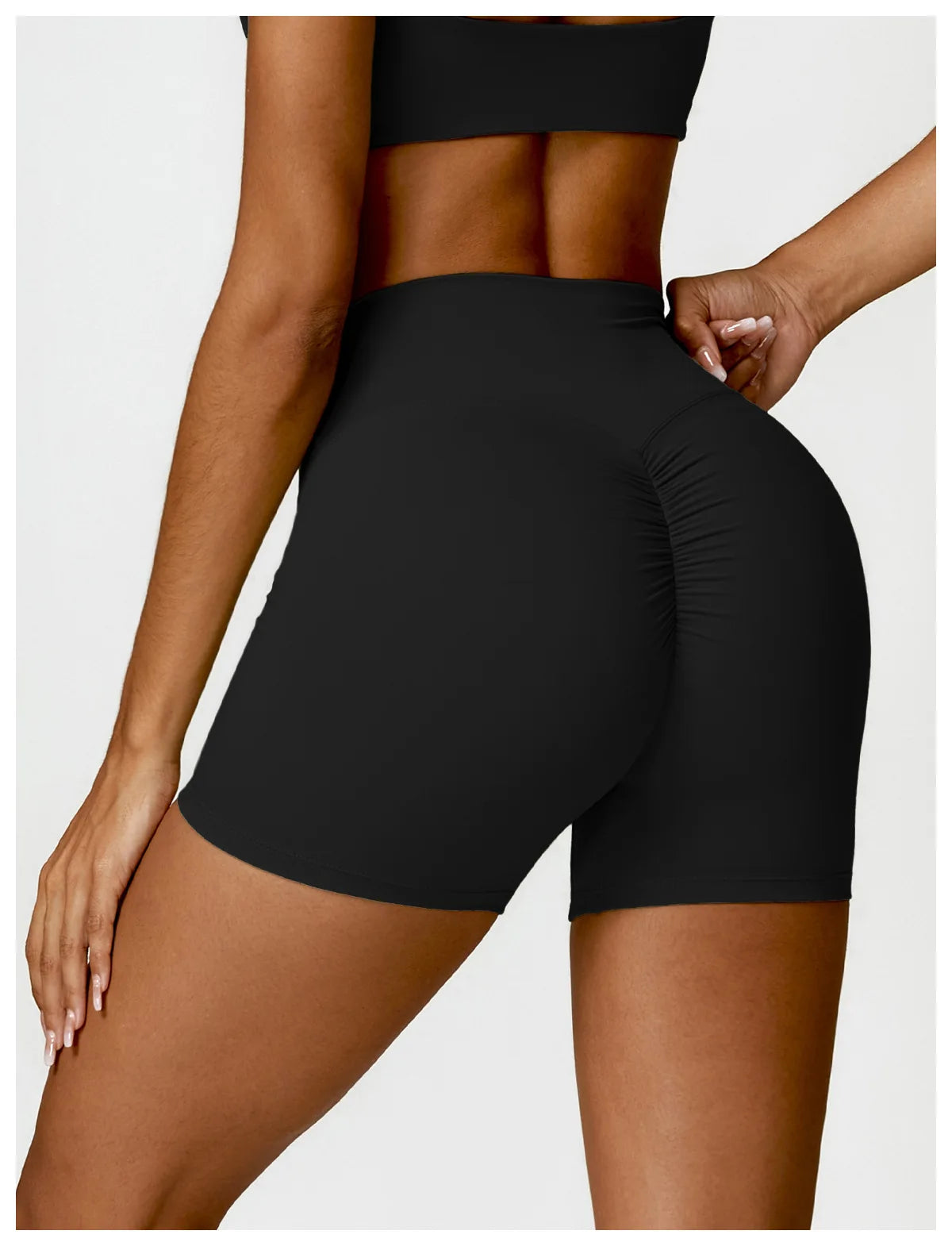 Summer Butt Lift Scrunch Yoga Shorts – High Waist Gym & Workout Shorts for Women
