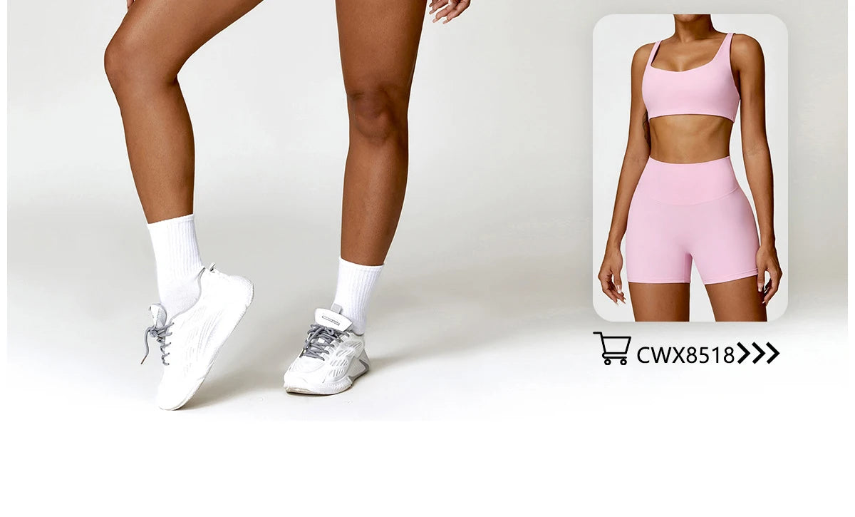Summer Butt Lift Scrunch Yoga Shorts – High Waist Gym & Workout Shorts for Women