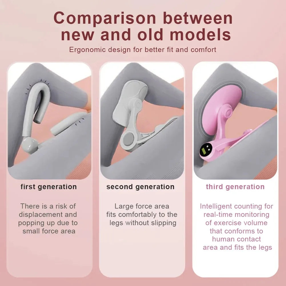 Pelvic Floor Muscle Trainer with Counter – Thigh Master Adjustable Leg Exerciser