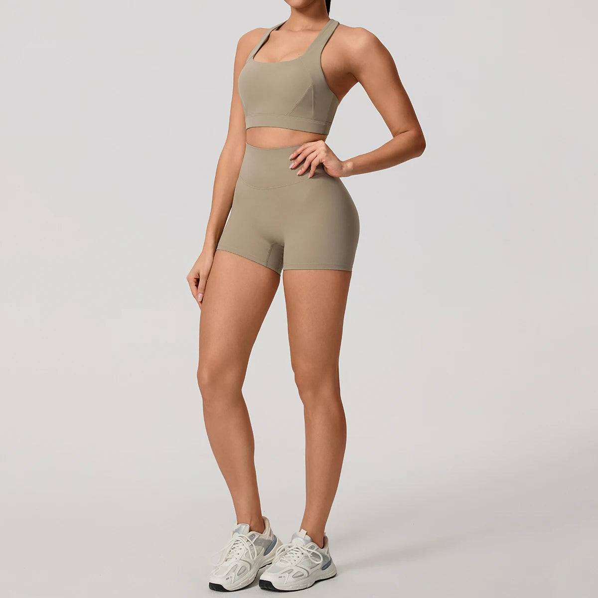 Summer Soften Yoga Set 2PCS Sports Suit for Women – Quick-Dry Fitness & Workout Activewear