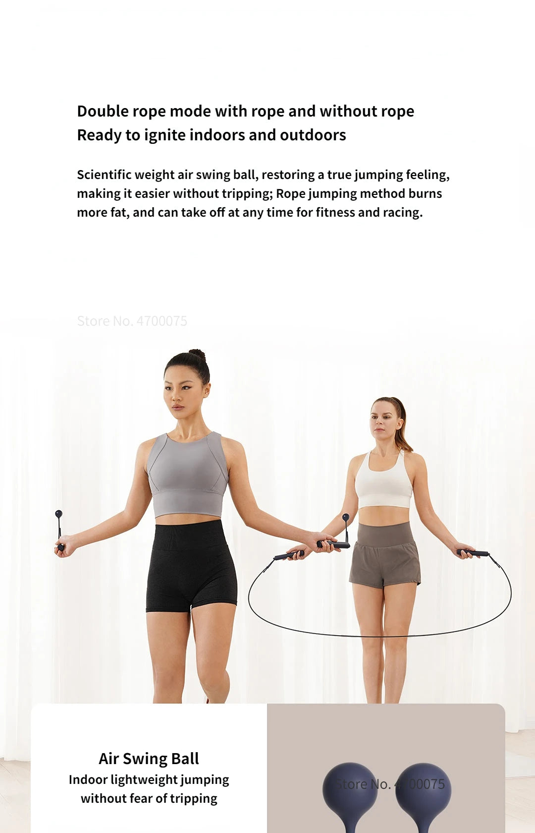 Xiaomi Mijia Smart Jump Rope Bluetooth 5.0 Digital Counter with APP Control Calorie Tracker for Fitness And Weight Loss Exercise