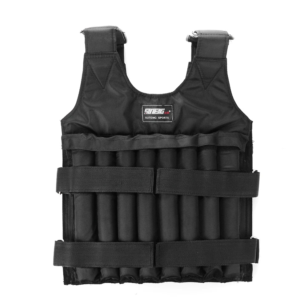 Adjustable Weighted Vest 1–110LBS – Fitness Training & Workout Waistcoat for Men & Women