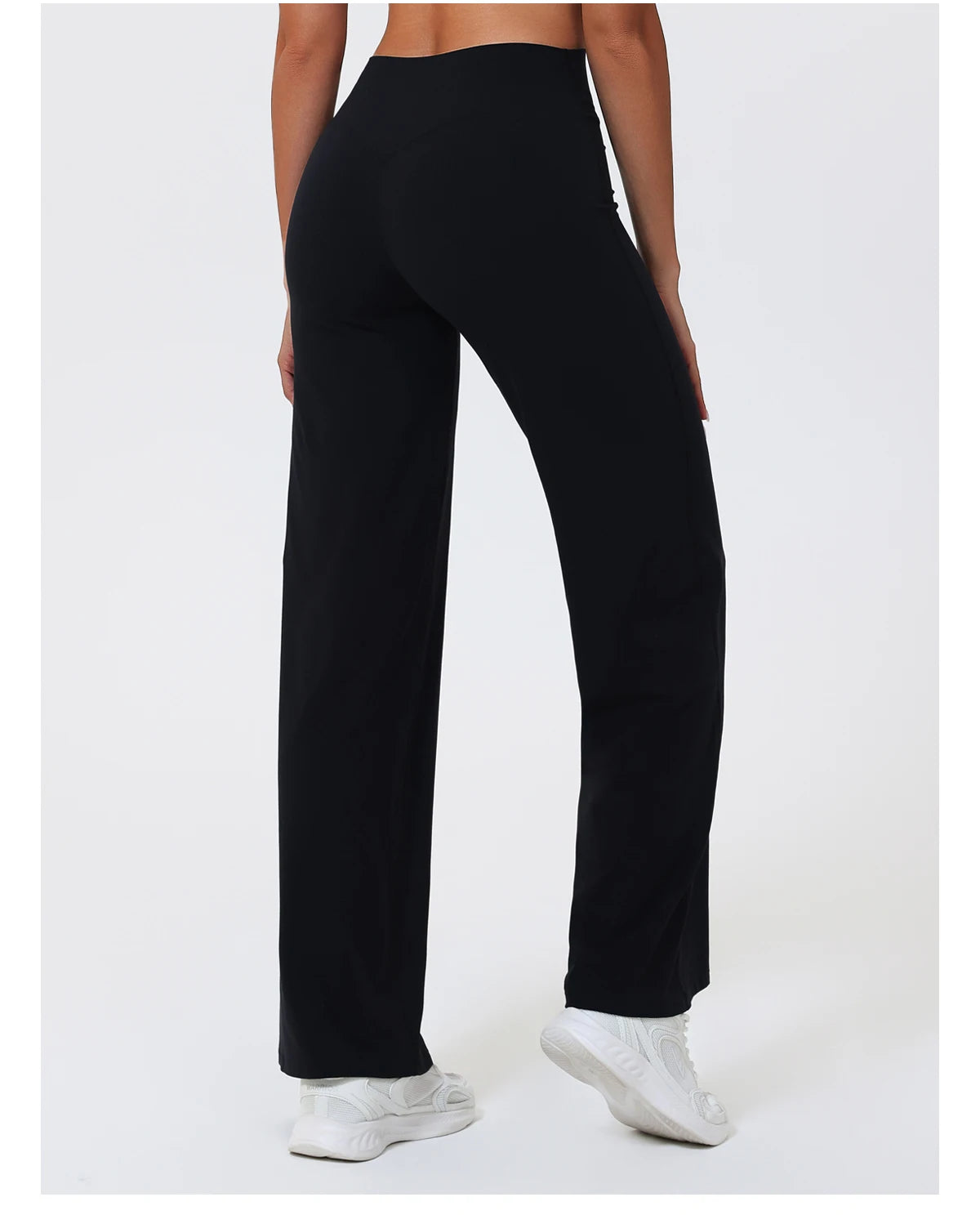 Women's Straight-Leg Yoga Pants – Naked-Feel Wide Leg Sports & Fitness Leggings