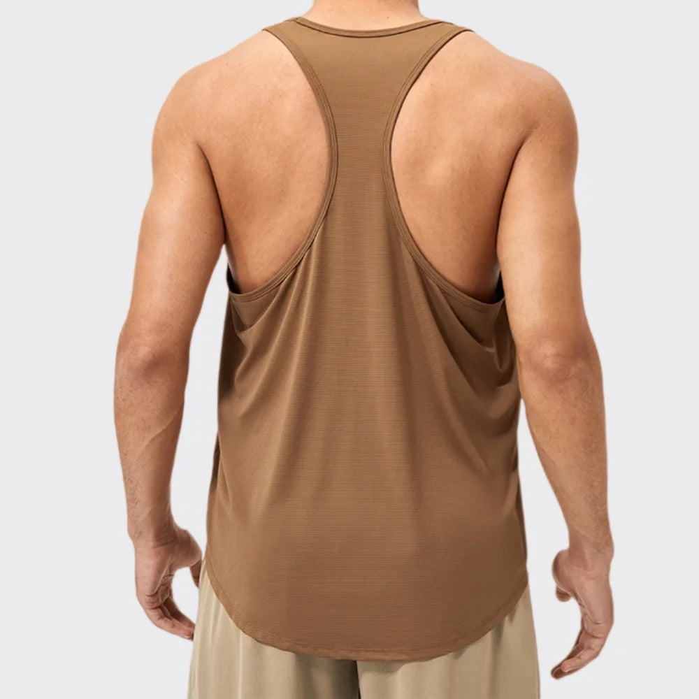 Men's Sleeveless Workout Tank Top – Quick-Dry Gym & Bodybuilding Training Vest