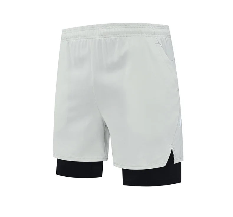 Men's Quick-Dry Running Shorts – Double Layer Gym & Workout Training Shorts
