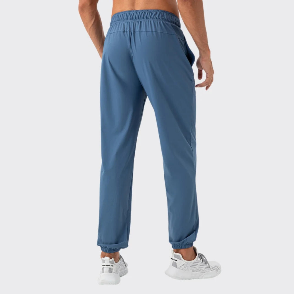Men's Running Pants Sportswear Summer Jogging Sweatpants Quick Dry Thin Tracksuit Elastic Gym Fitness Sport Trousers Men Slacks