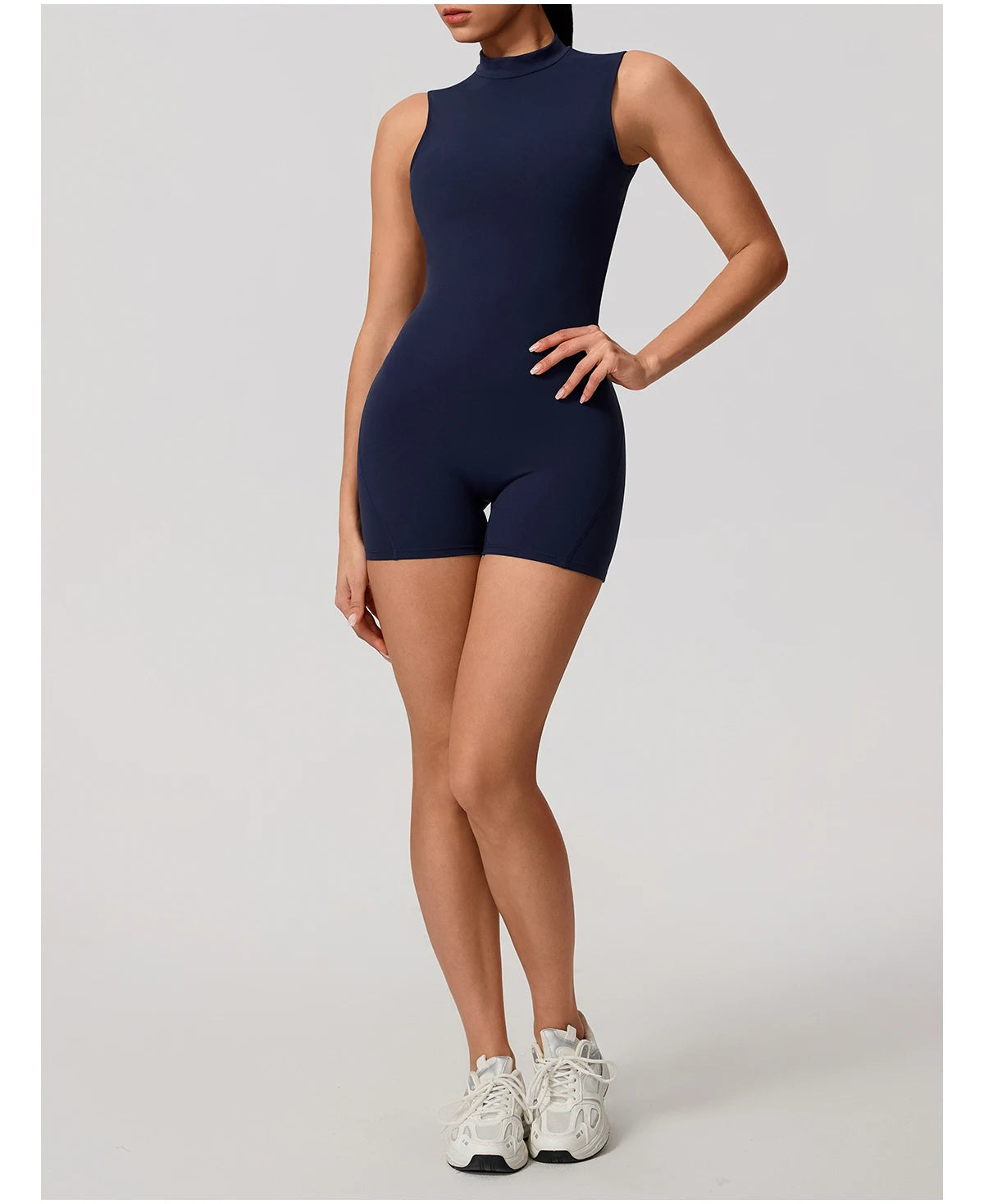 Women's Sports Jumpsuit – Sleeveless High-Stretch Yoga & Fitness Bodysuit
