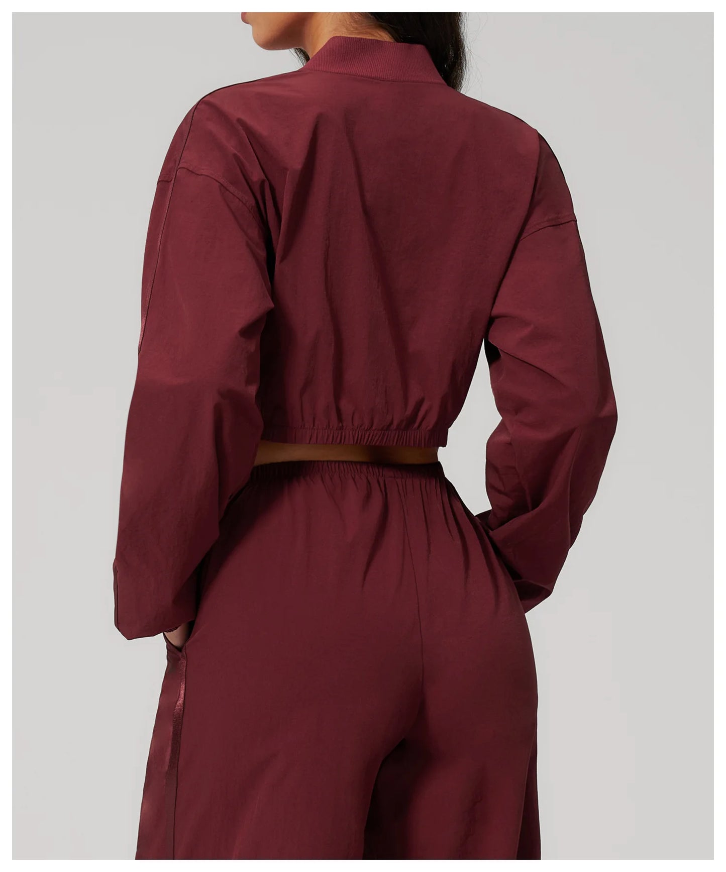 Women's UPF 50+ Sun Protection Jacket – Cropped Sports Fitness & Yoga Jacket