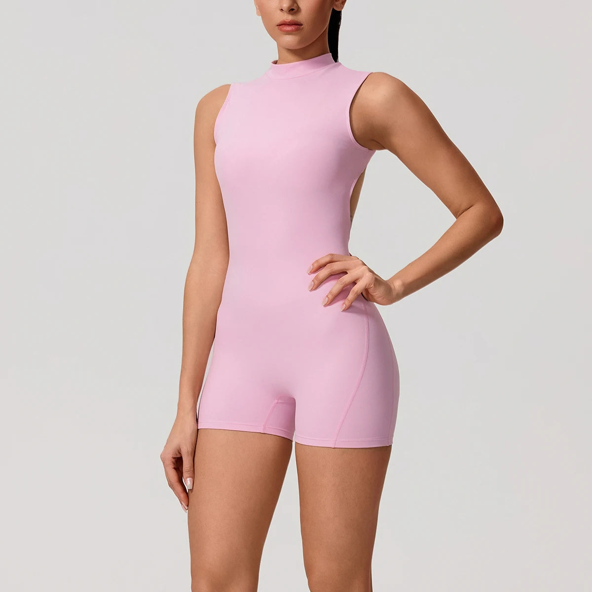 Women's Sports Jumpsuit – Sleeveless High-Stretch Yoga & Fitness Bodysuit