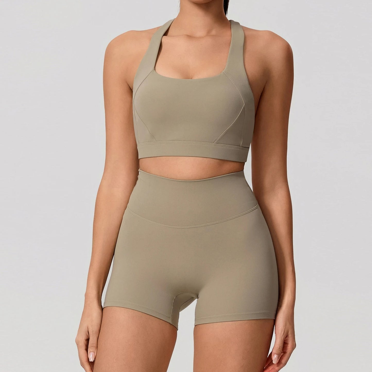 Summer Soften Yoga Set 2PCS Sports Suit for Women – Quick-Dry Fitness & Workout Activewear