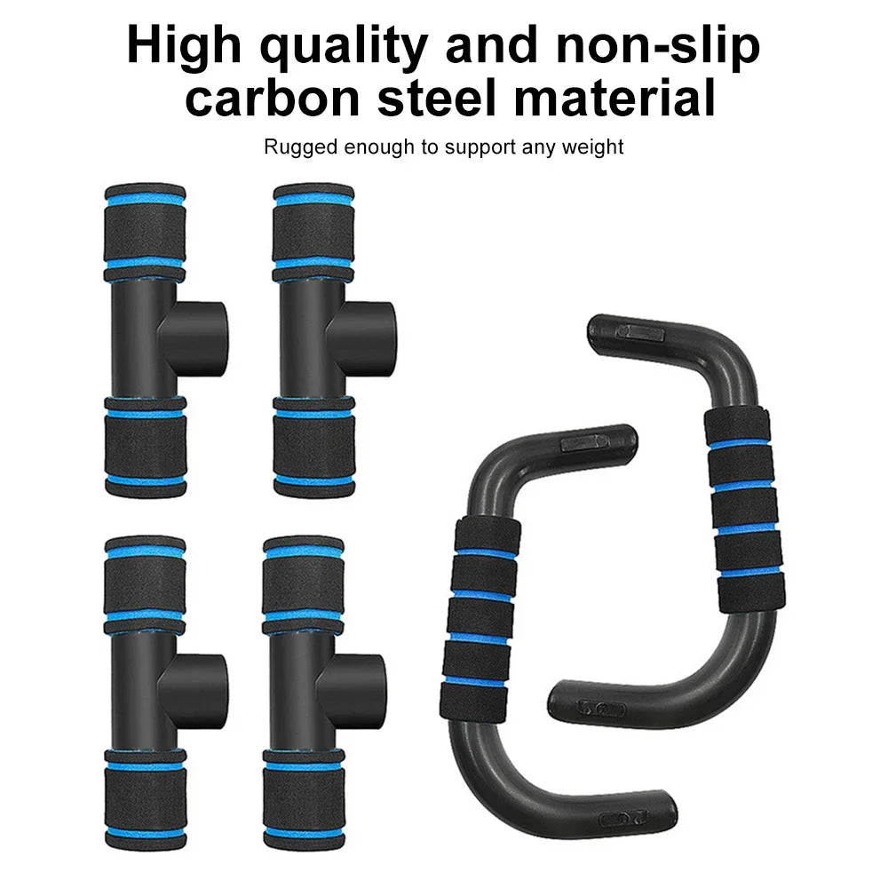 U-Shaped Push-Up Bars – Foam Grip Fitness Equipment for Chest & Upper Body Training