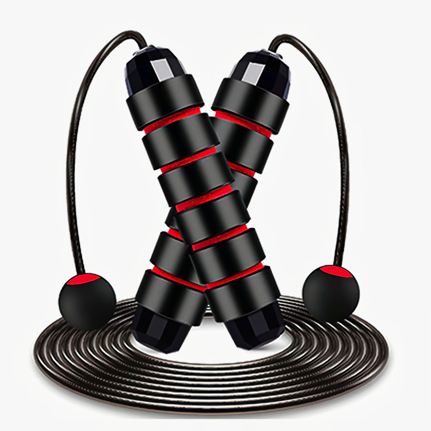 Adjustable Speed Jump Rope with Ball Bearings – Tangle-Free Fitness Skipping Rope