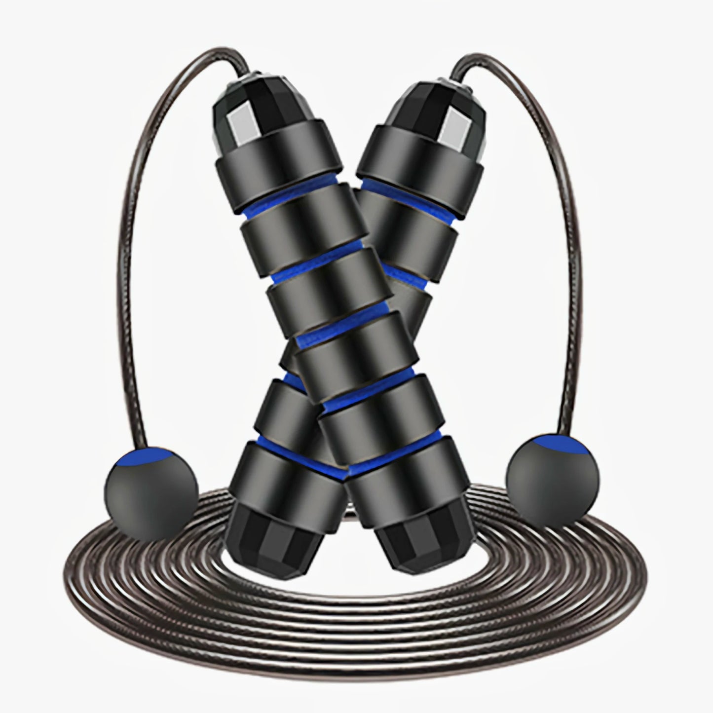 Adjustable Speed Jump Rope with Ball Bearings – Tangle-Free Fitness Skipping Rope