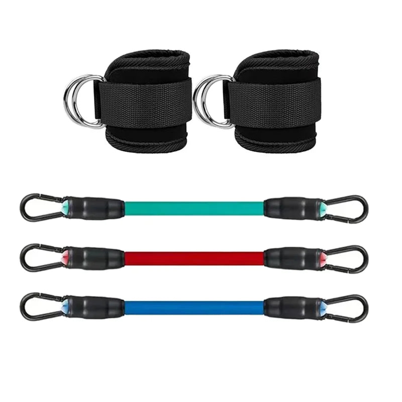 Ankle Straps Resistance Bands Set – Fitness Workout & Home Gym Training Equipment