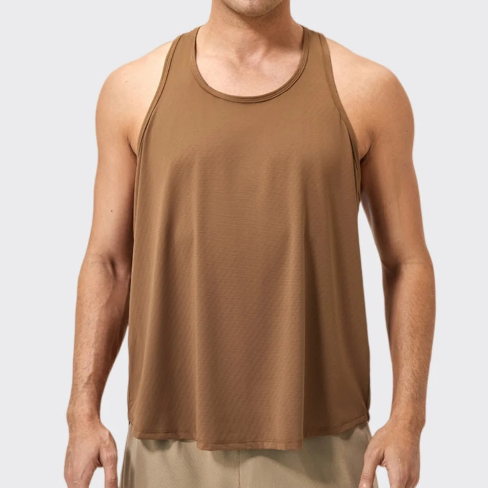 Men's Sleeveless Workout Tank Top – Quick-Dry Gym & Bodybuilding Training Vest