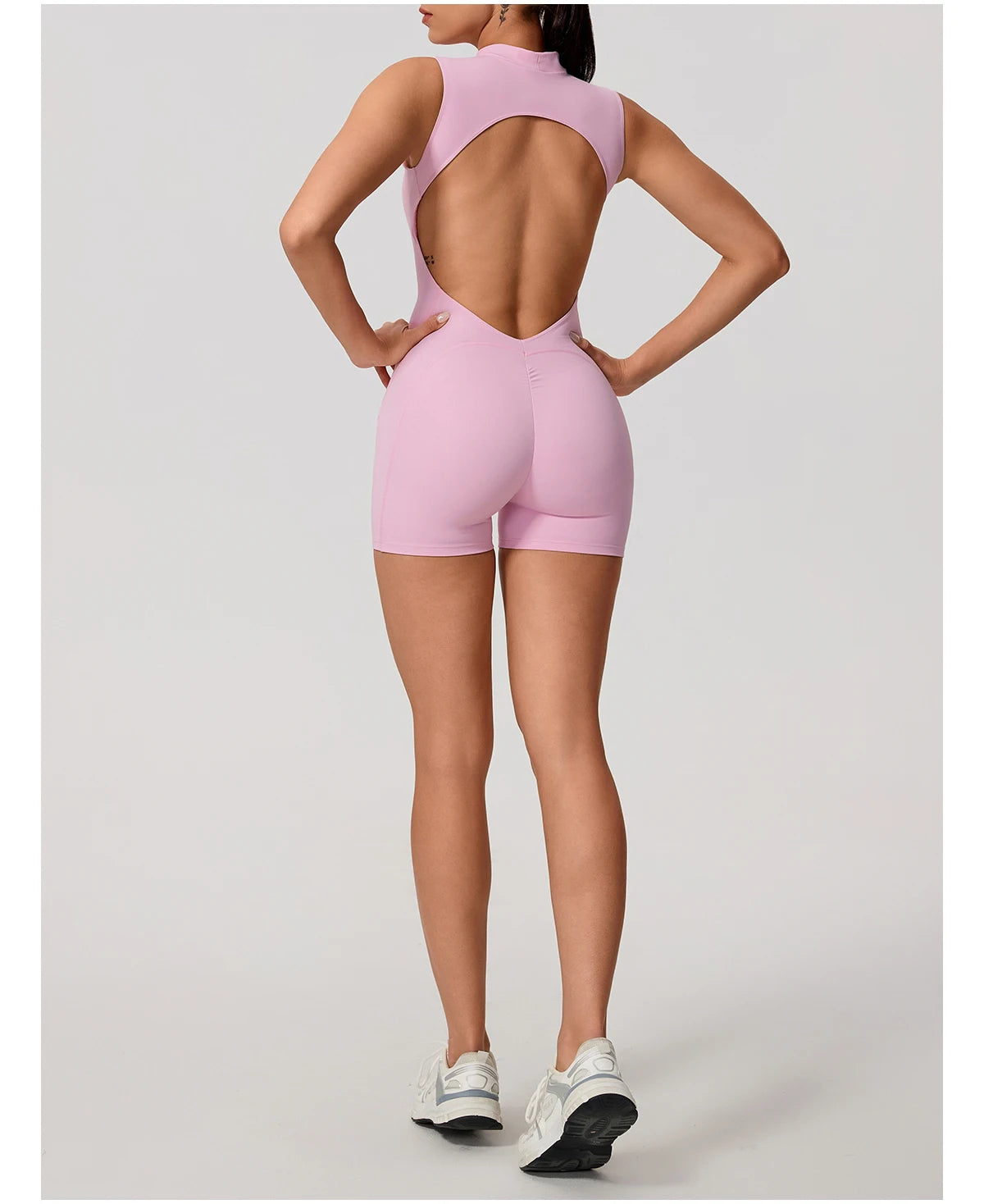 Women's Sports Jumpsuit – Sleeveless High-Stretch Yoga & Fitness Bodysuit