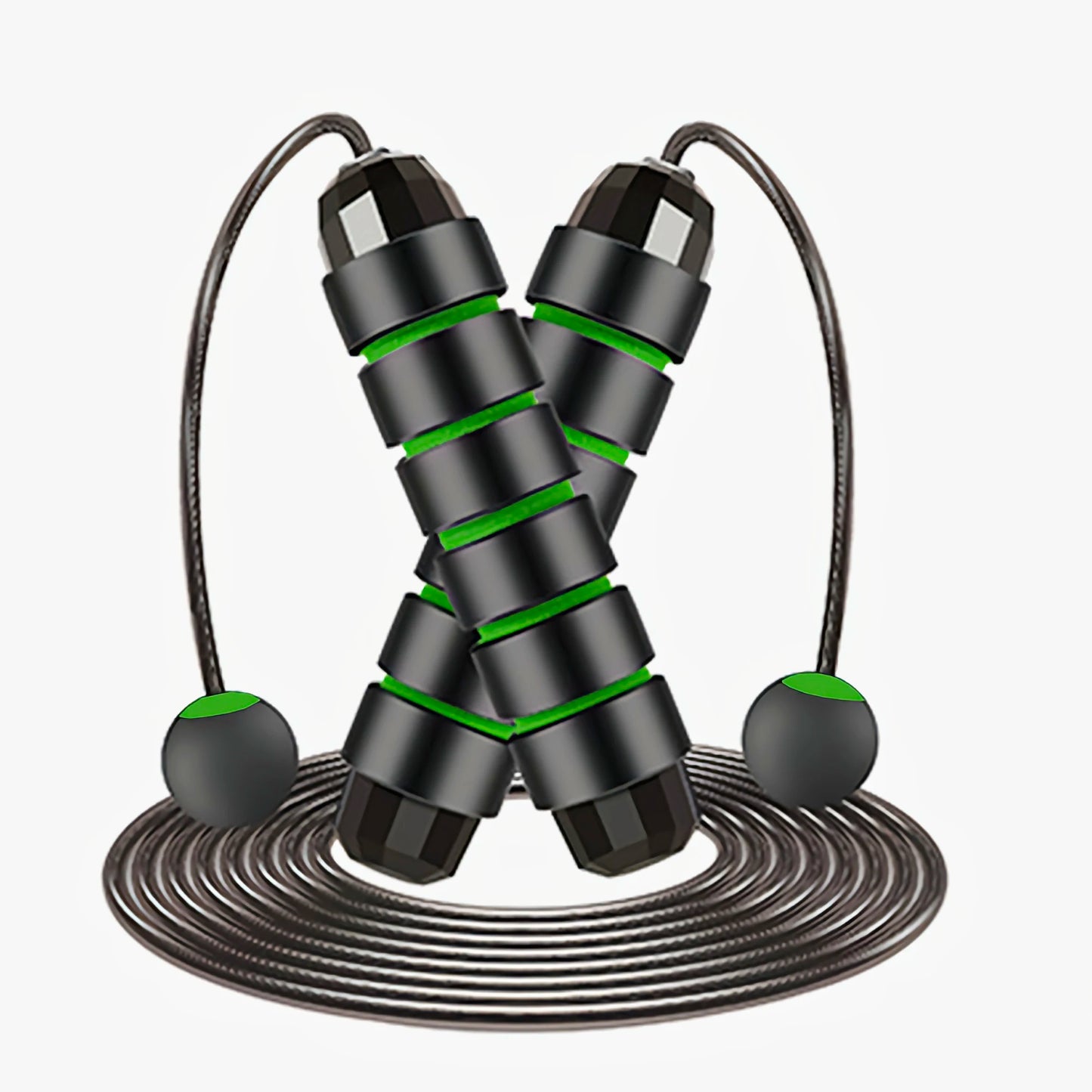 Adjustable Speed Jump Rope with Ball Bearings – Tangle-Free Fitness Skipping Rope