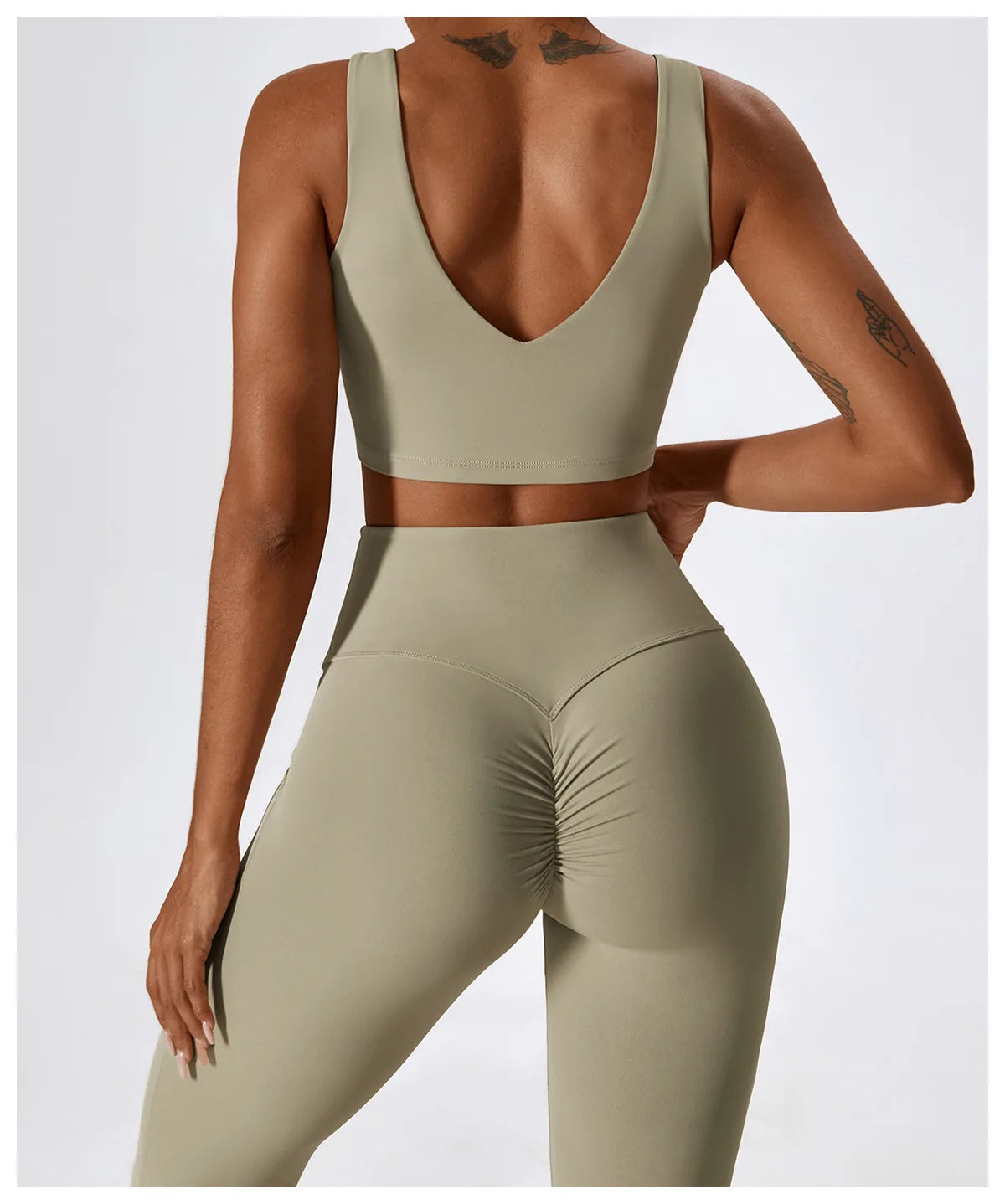 2PCS Women's Seamless Yoga Set Long Sleeve Athletic Legging & Crop Top Sportswear Workout Fitness Gym Sports Suit Winter Workout Clothes