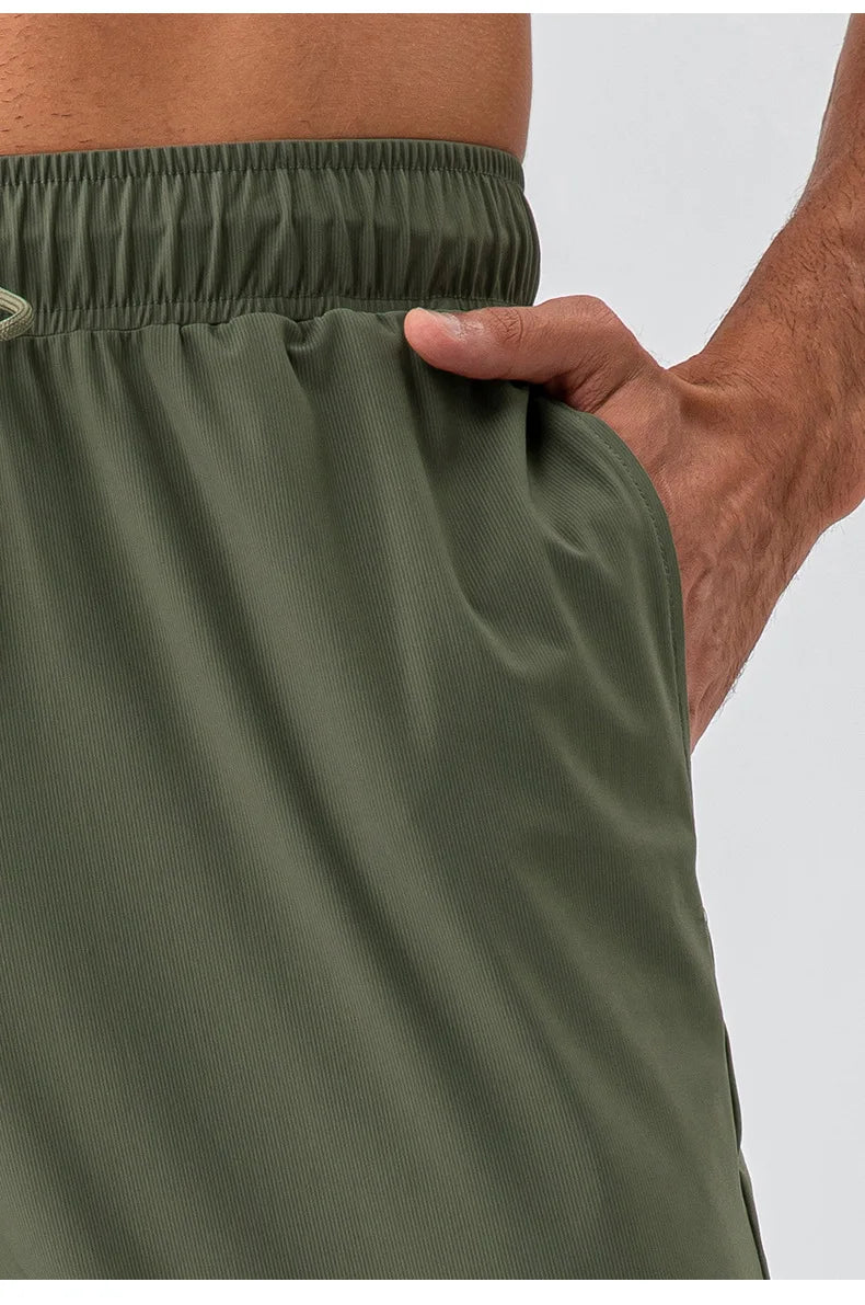 Men's Running Pants Sportswear Summer Jogging Sweatpants Quick Dry Thin Tracksuit Elastic Gym Fitness Sport Trousers Men Slacks