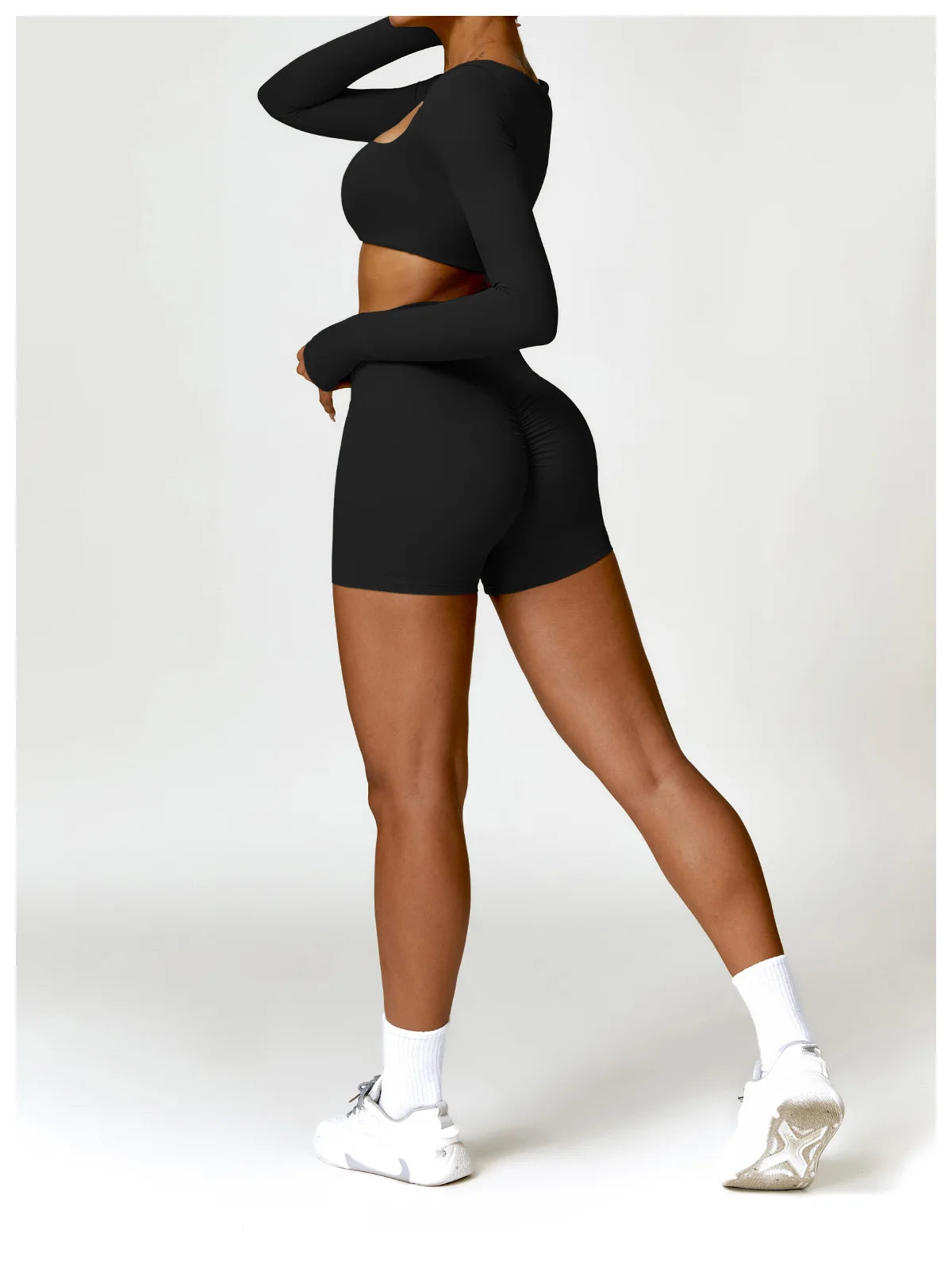 Summer Butt Lift Scrunch Yoga Shorts – High Waist Gym & Workout Shorts for Women