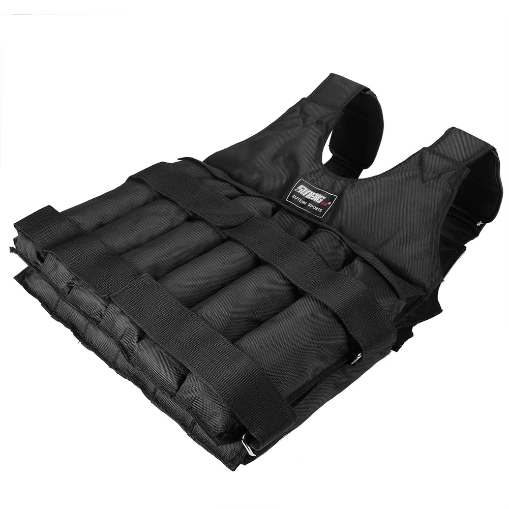 Adjustable Weighted Vest 1–110LBS – Fitness Training & Workout Waistcoat for Men & Women