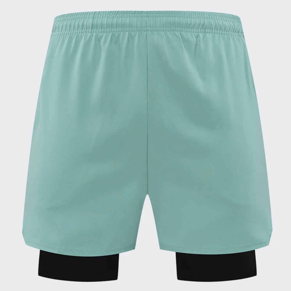 Men's Quick-Dry Running Shorts – Double Layer Gym & Workout Training Shorts