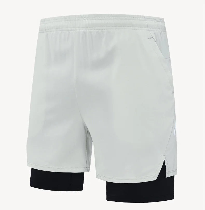 Men's Quick-Dry Running Shorts – Double Layer Gym & Workout Training Shorts
