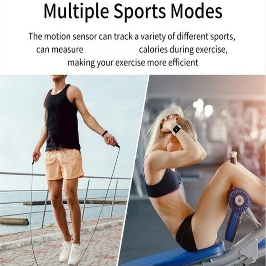 D13 Smart Watch – Bluetooth Fitness Tracker & Smart Sports Watch for Men and Women