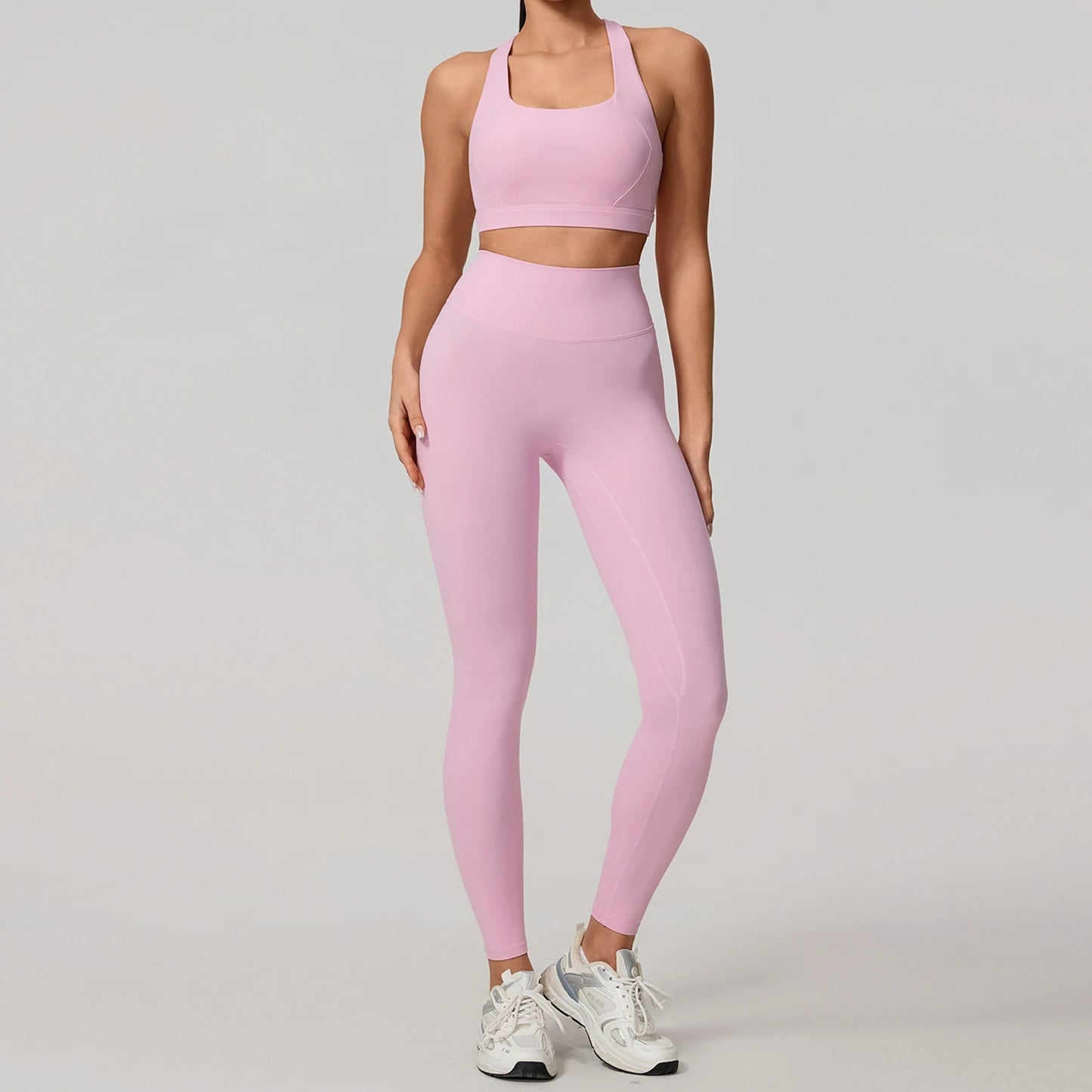 Summer Soften Yoga Set 2PCS Sports Suit for Women – Quick-Dry Fitness & Workout Activewear