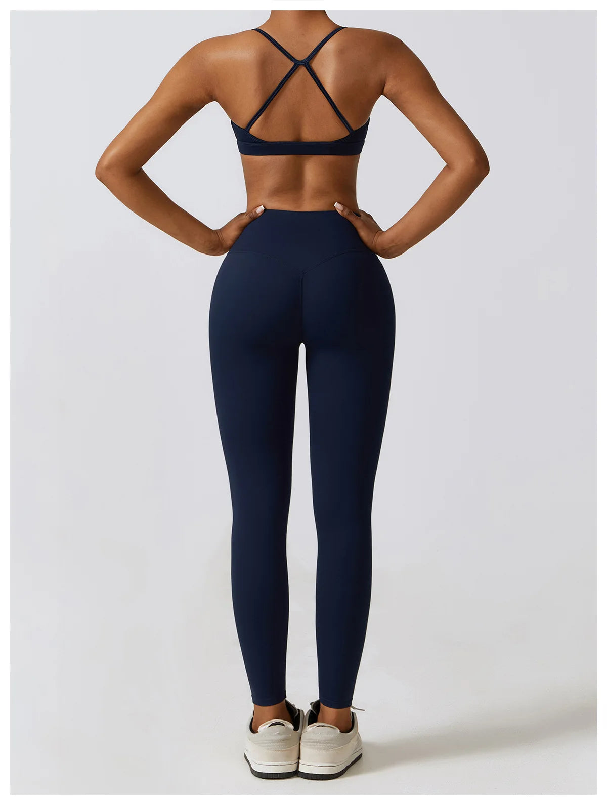 Women's Sportswear Yoga Set Seamless Fitness Bra Crop Top Long Sleeve Workout Clothes Athletic Wear Gym Legging for Running Fitness