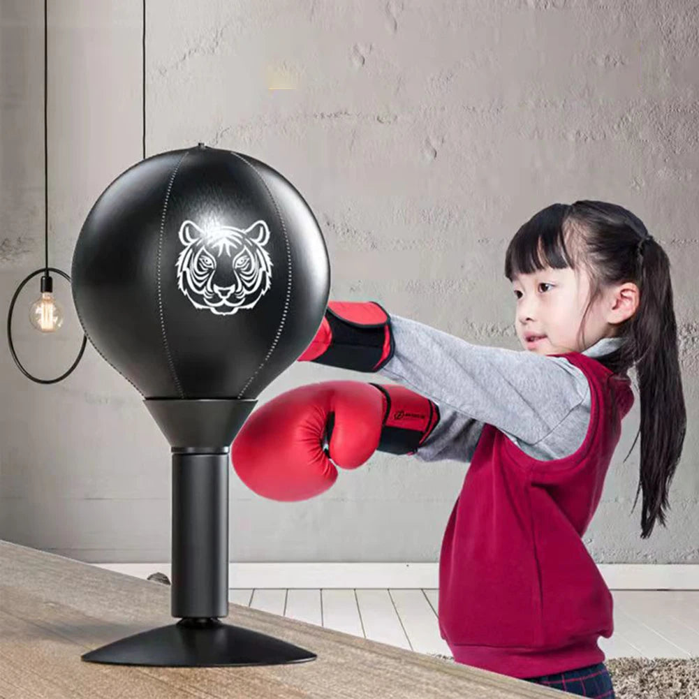 Desktop Punching Bag with Suction Cup – Stress Relief Boxing Punch Ball for Kids & Adults