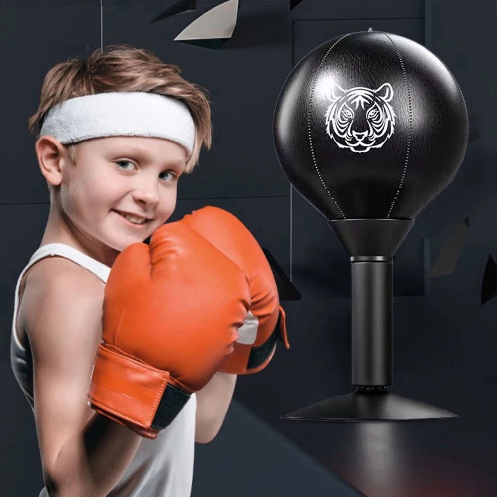 Desktop Punching Bag with Suction Cup – Stress Relief Boxing Punch Ball for Kids & Adults