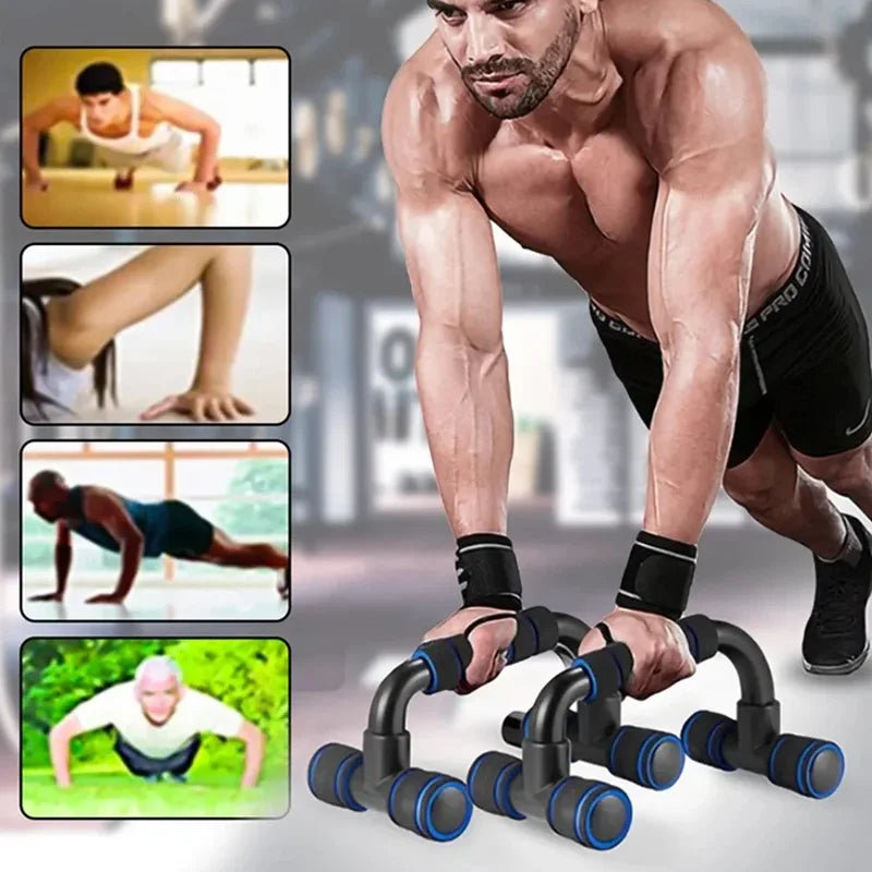U-Shaped Push-Up Bars – Foam Grip Fitness Equipment for Chest & Upper Body Training