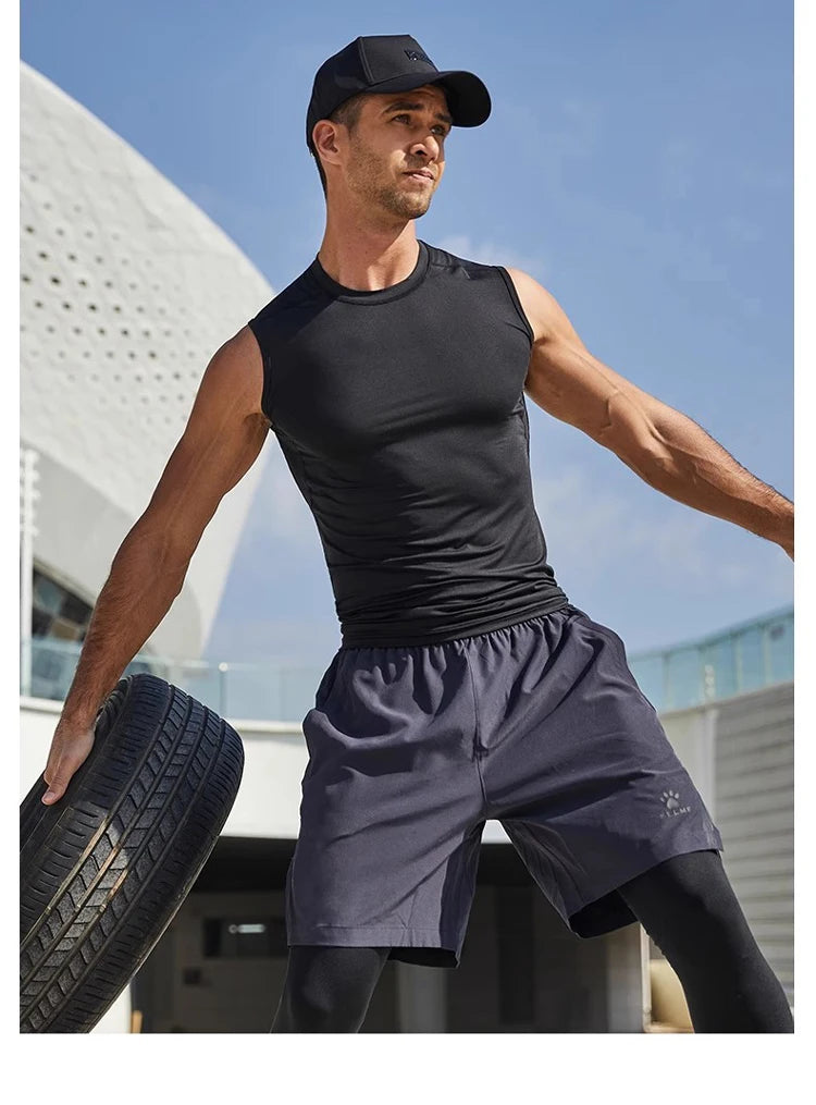 Men’s Compression Tank Top – Quick Dry Sleeveless Gym & Workout Vest