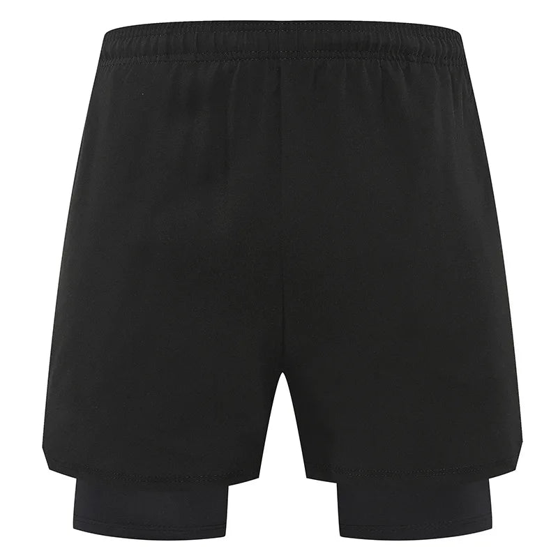 Men's Quick-Dry Running Shorts – Double Layer Gym & Workout Training Shorts