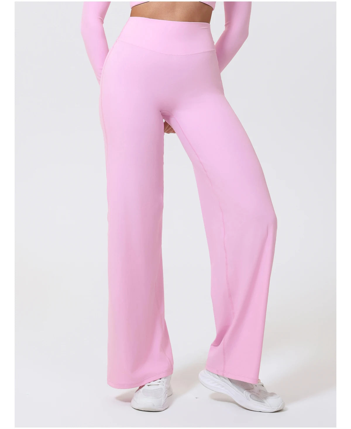 Women's Straight-Leg Yoga Pants – Naked-Feel Wide Leg Sports & Fitness Leggings