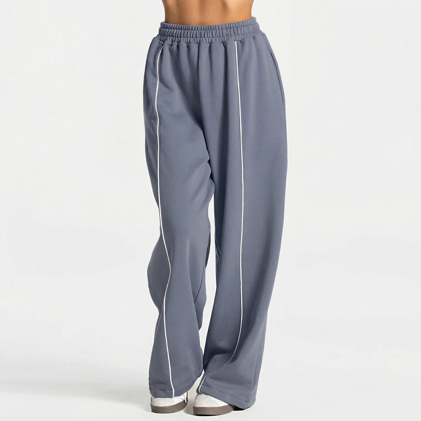 Women’s High Waist Yoga Pants – Wide Leg Casual Sports & Gym Trousers