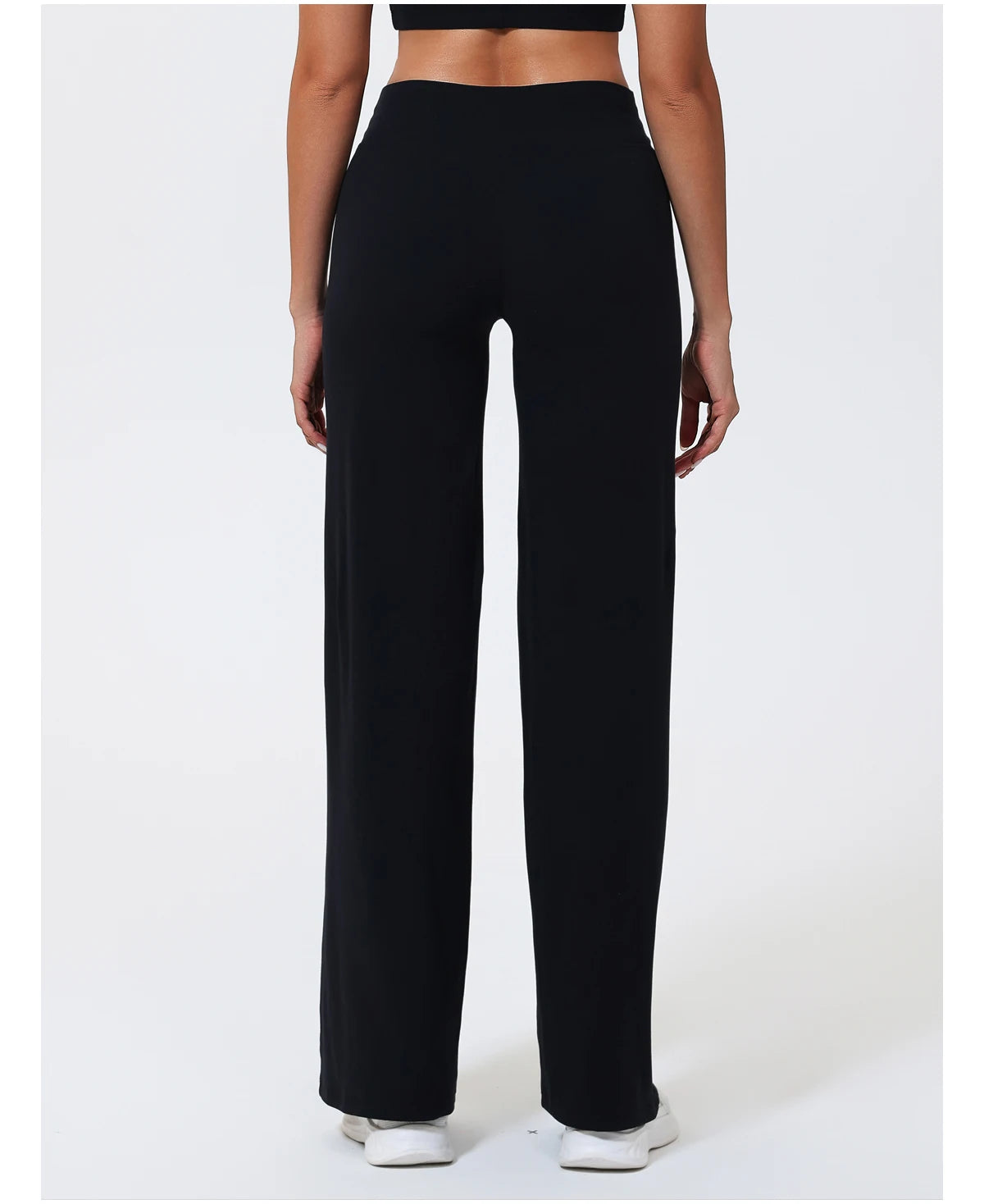 Women's Straight-Leg Yoga Pants – Naked-Feel Wide Leg Sports & Fitness Leggings