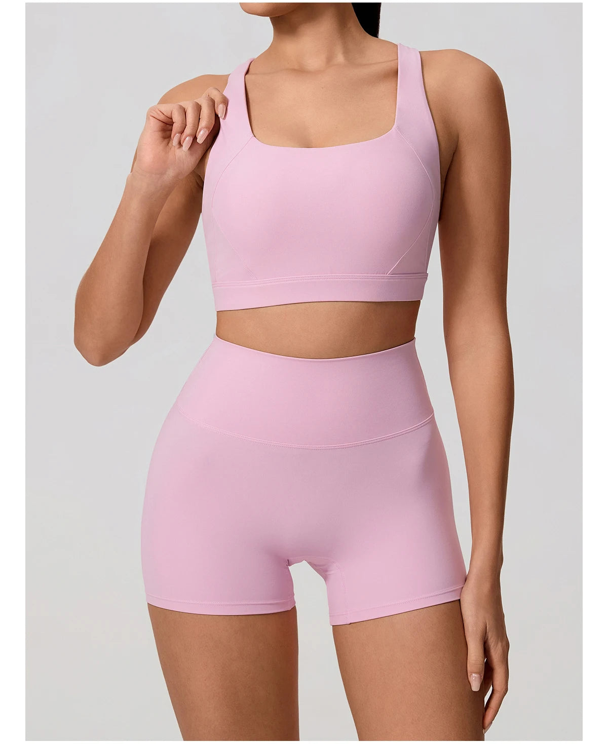 Summer Soften Yoga Set 2PCS Sports Suit for Women – Quick-Dry Fitness & Workout Activewear