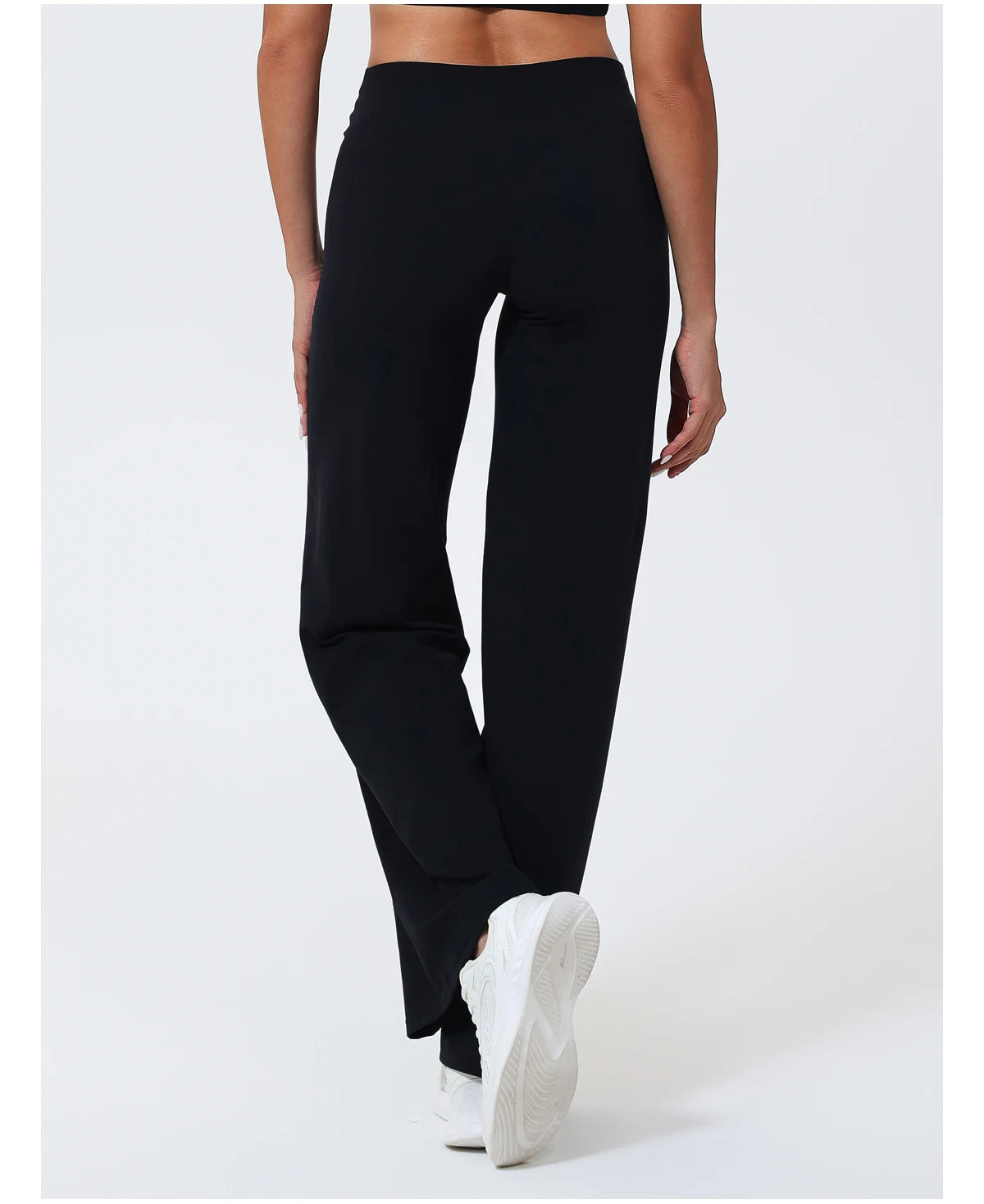Women's Straight-Leg Yoga Pants – Naked-Feel Wide Leg Sports & Fitness Leggings