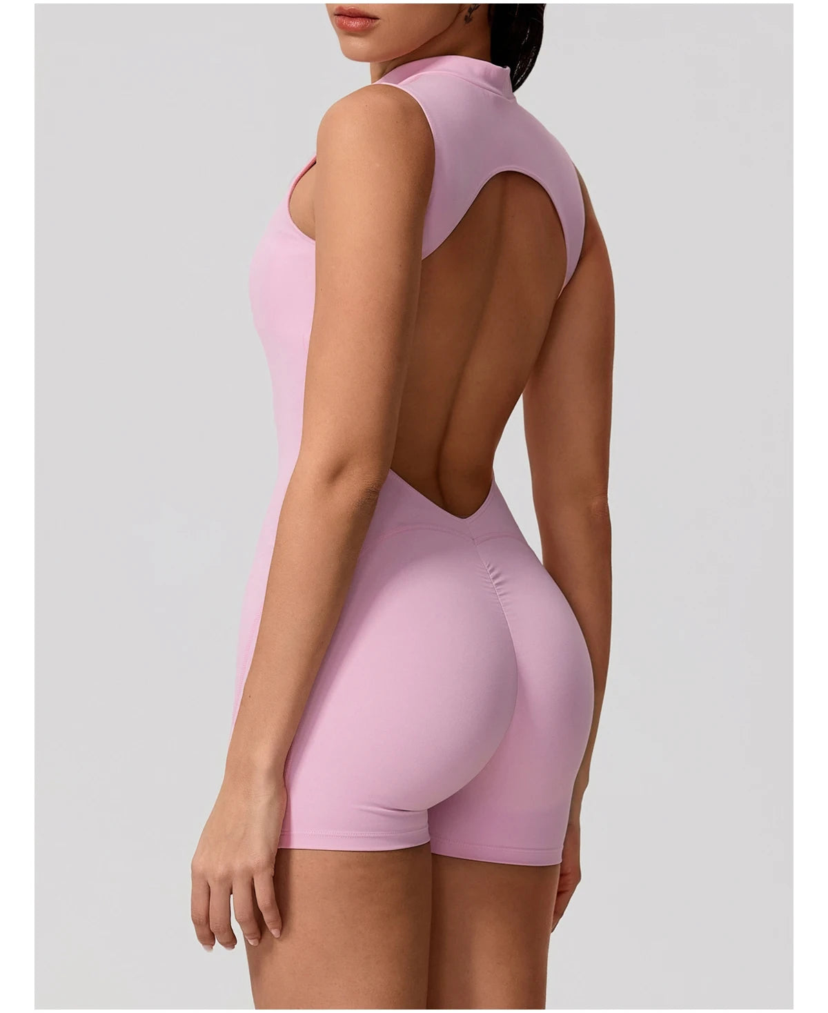 Women's Sports Jumpsuit – Sleeveless High-Stretch Yoga & Fitness Bodysuit
